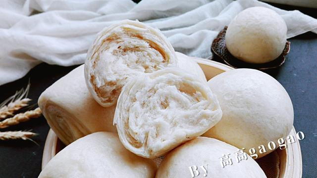 戗面馒头正宗做法，馒头不用戗面也能层次多还松软
