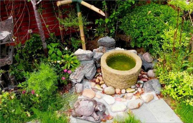 庭院水景观怎么设计，庭院中式元素—叠水