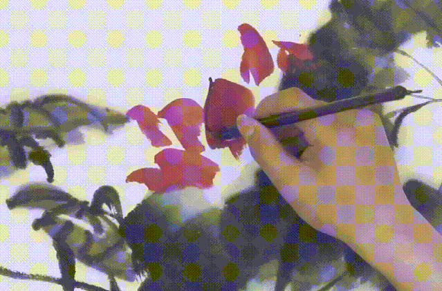 国画简单蓝蜻蜓的画法，画点荷花和蜻蜓给这个夏天降降暑