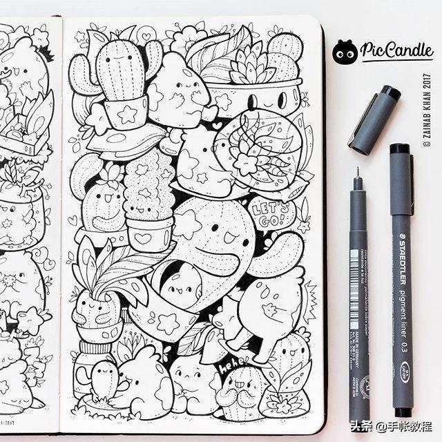 可爱的小精灵画法简笔画，一组超可爱小精灵简笔画