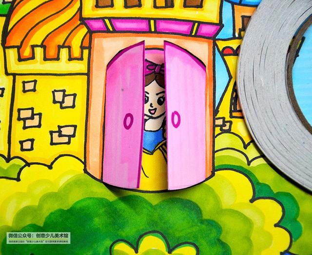 城堡图片儿童画，有创意城堡儿童画（连环画绘画欣赏《恐怖的城堡》1984）