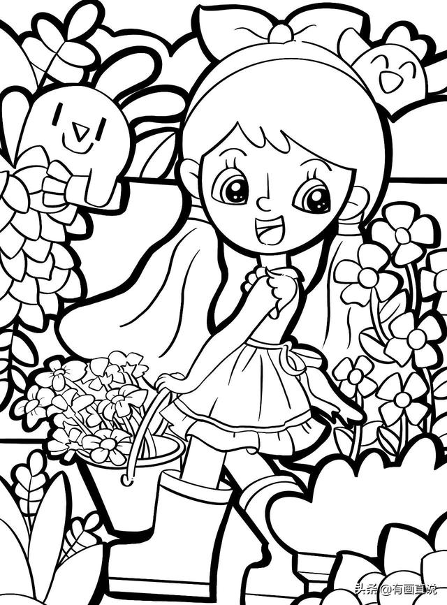 少儿画画图片大全，少儿绘画简单易学儿童画（28张~创意美术儿童范画,很值得初学者收藏）