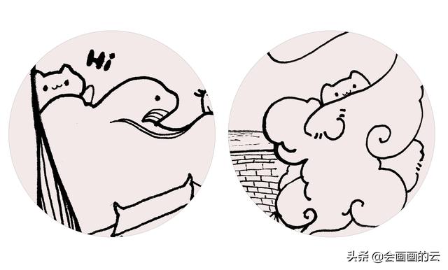 小溪上的桥如何画简笔画，简笔画过程图遇见一座城