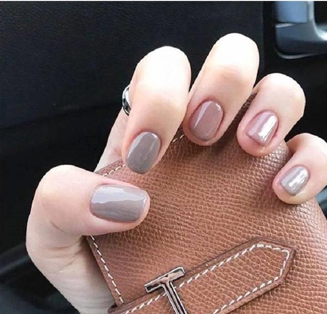 好看的显白的纯色美甲推荐，好看又显白系列美甲