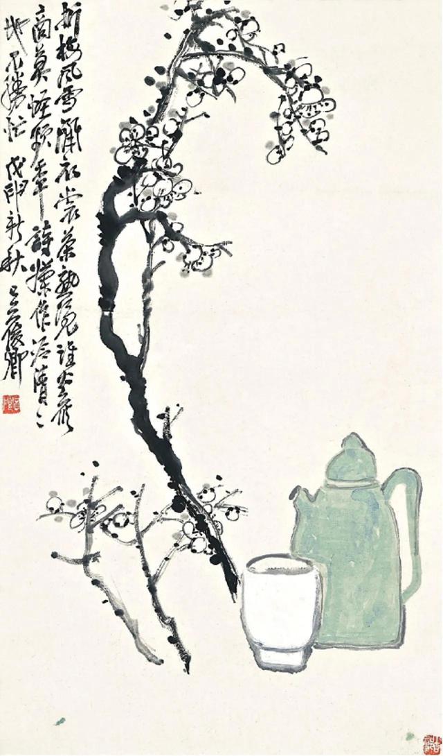 写意梅花100种画法，构图一百例，学完够用了