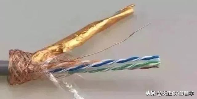 超六类双屏蔽网线什么样子，老师傅带你看懂屏蔽网线