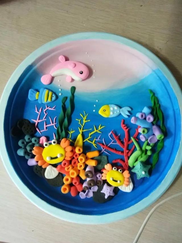 简单的粘土手工，简单创意粘土手工