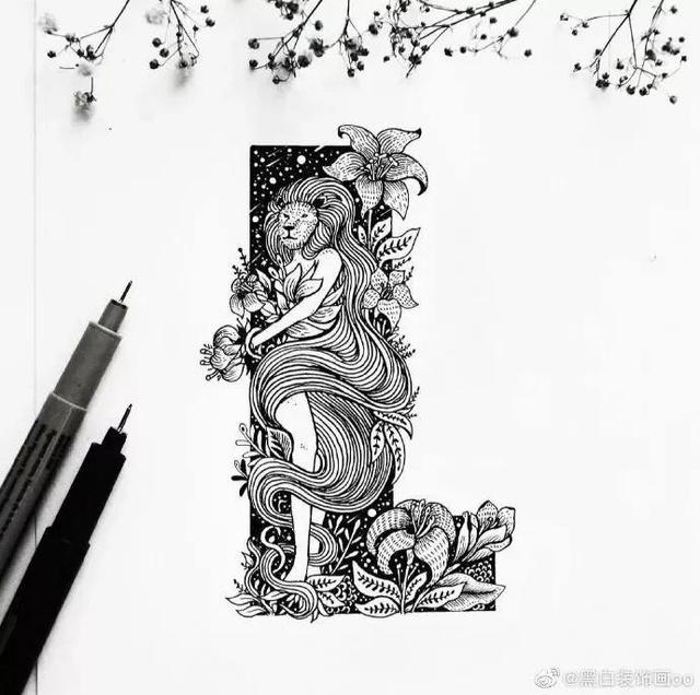 好看的英文字母设计，好看的英文手绘设计（英文字母设计！插画风）