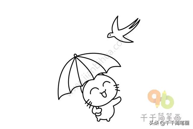 节日主题简笔画，元旦节简单简笔画教程