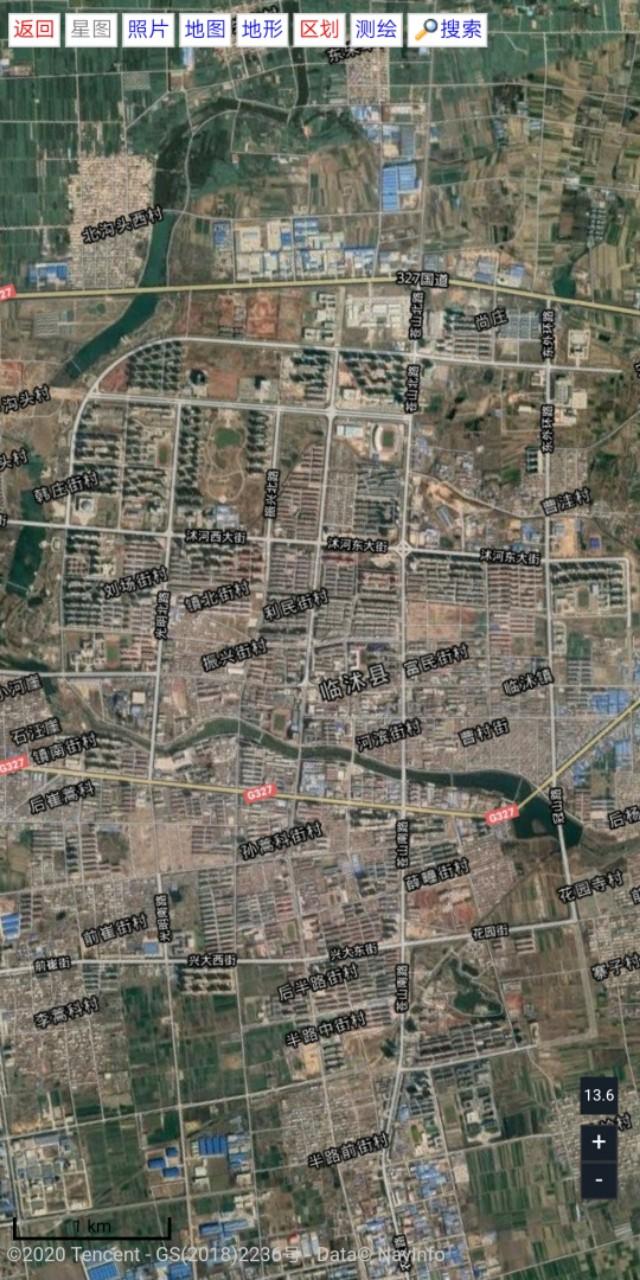 山东省临沂市地图，临沂市中心城区图
