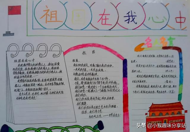 有关国庆节的手抄报，国庆节手抄报简单又好画还好看（含文字内容的2022国庆节手抄报及简笔画合集）