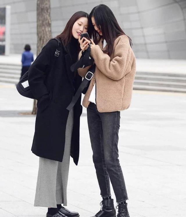 韩国服装搭配图片，最新韩国穿搭