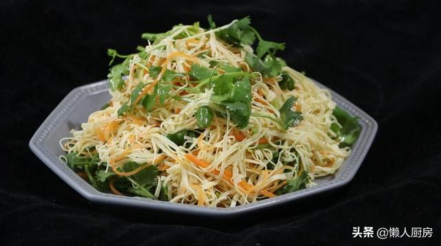 炒百叶最好吃的做法，不炒不做配菜百叶这样做