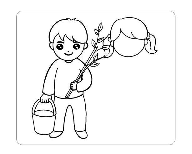 植树节手抄报简单好看，植树节的手抄报怎样画简单