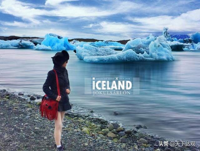 冰岛的地理位置以及邻国，北大西洋中的一个岛国