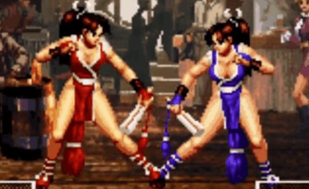 动漫街机游戏美女，小时候因单纯错过的街机美女