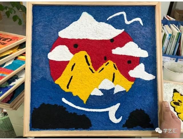 纸浆画简单好看的纸浆画