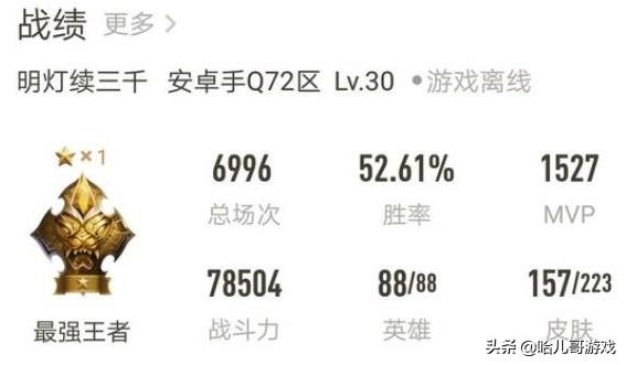 王者荣耀英雄战力，王者荣耀各个段位英雄战力限制