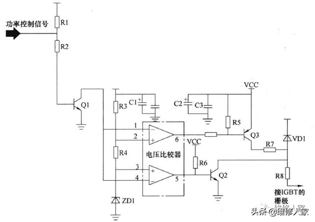 电磁炉整体电路图介绍，电磁炉的控制面板是如何实现触摸输入的