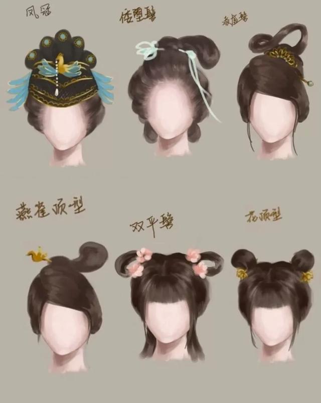 古代发型随意又好看，小说词汇积累第4天——古装女子发型