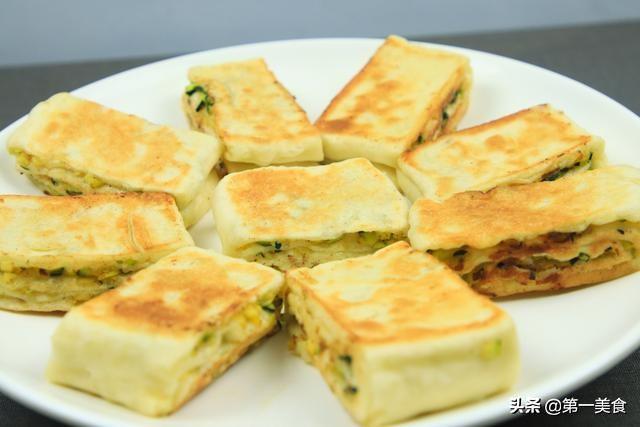 5分钟教你做好吃的早餐饼，五分钟快手营养早餐饼