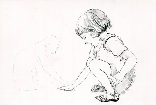 儿童画基础教程，儿童画素描教程简单又漂亮（零基础怎么画出以下的绘画作品）