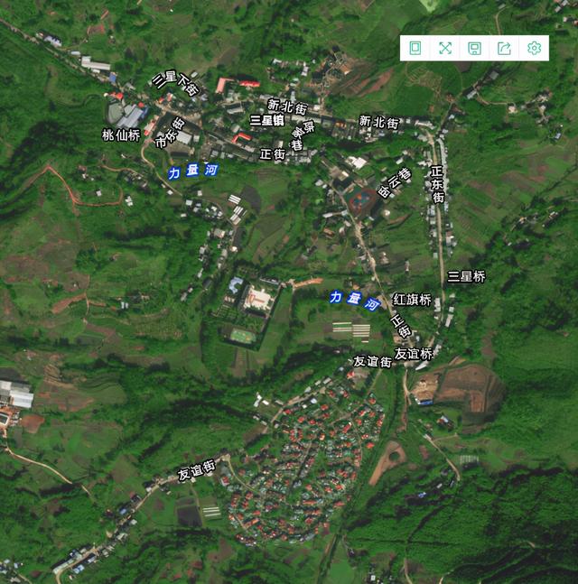 四川天府新区区域图，天府新区直管区原12镇卫星图像赏析