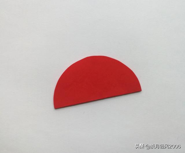 雨伞折纸 长条折蝴蝶结