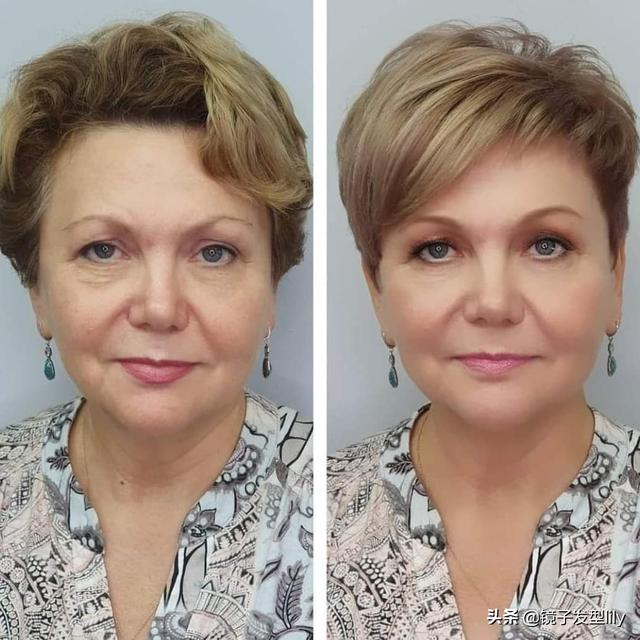 40多岁大妈流行的发型，中年大姐发型一换