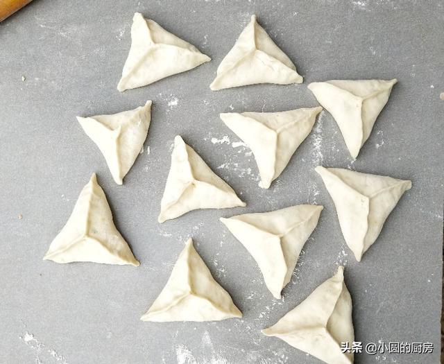 自己在家做糖包的方法，传统农家三角白糖包