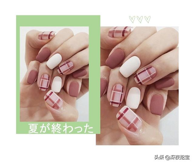 超级显白的基础款美甲，显白显嫩的美甲来一波儿~
