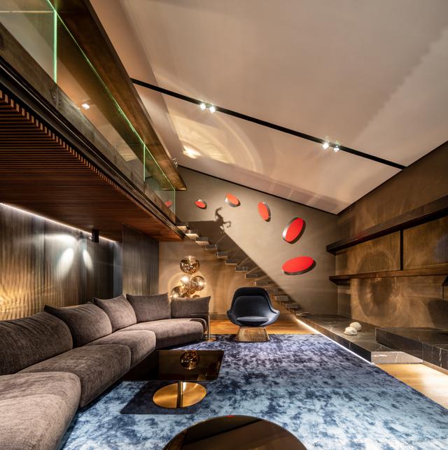 挑高公寓设计效果图大全，5套顶层公寓设计