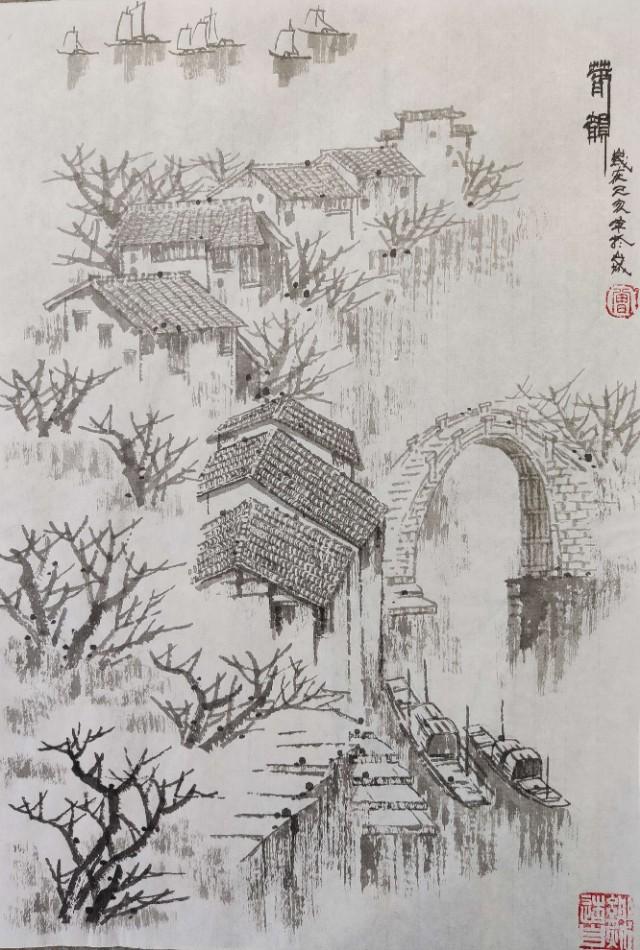 春夏秋冬怎么画，国画春夏秋冬四季简笔画