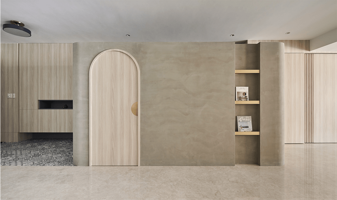 难怪壁龛设计越来越流行，隐藏式壁龛效果