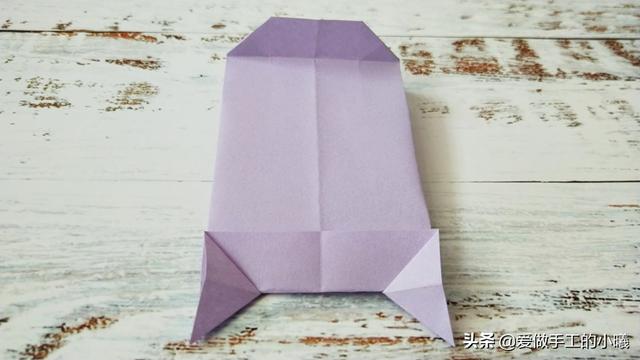 手工折纸小床教程，简单小床折纸教程