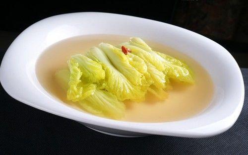 开水白菜的制作教程，美食做法——开水白菜