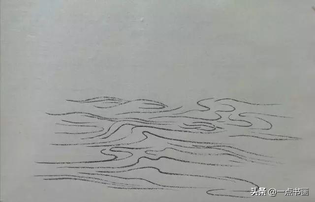 山水画教程画法步骤，山水画入门水的五种画法