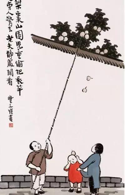丰子恺漫画全集，丰子恺最著名的十幅漫画图（丰子恺100幅漫画处处是真）