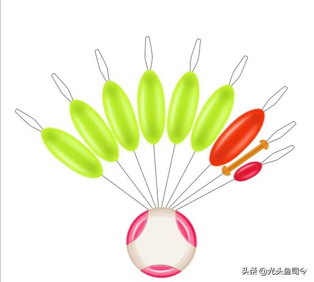 野钓七星漂朝天钩最佳方法，长竿短线七星漂朝天钩