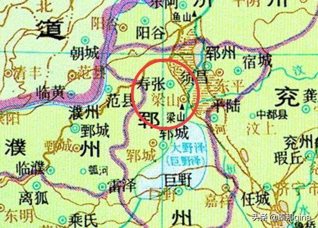 郓城水浒好汉城，山东郓城水浒好汉城地图