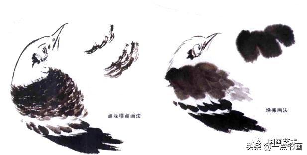 詹仁左写意鸟的画法，国画教程：写意仙鹤画法