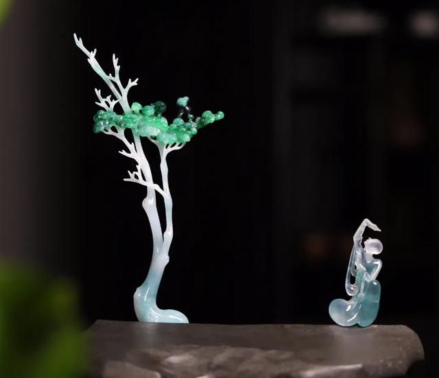 当水墨邂逅玉雕美出了一种境界，禅意玉雕美得令人窒息
