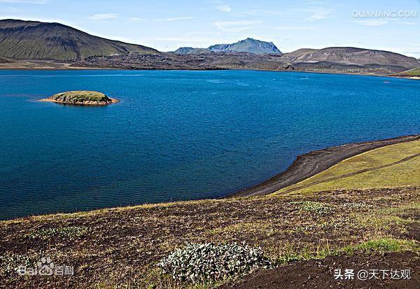 冰岛的地理位置以及邻国，北大西洋中的一个岛国