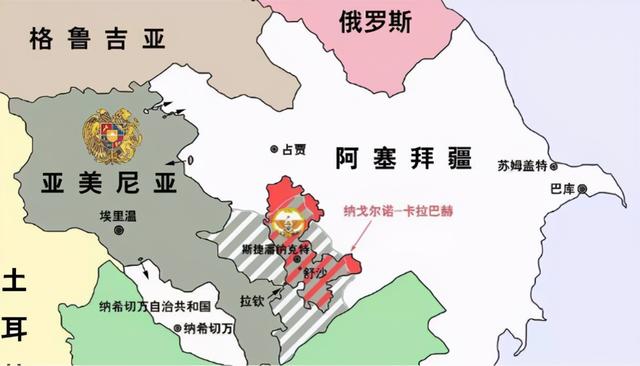 阿塞拜疆地理位置，亚美尼亚跟阿塞拜疆在哪个位置