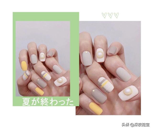 超级显白的基础款美甲，显白显嫩的美甲来一波儿~