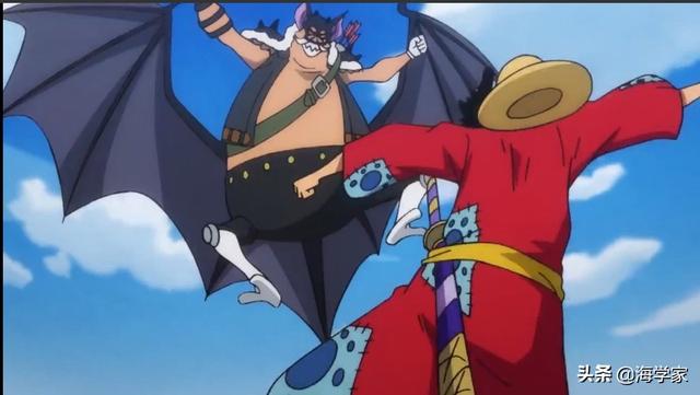 路飞打蝙蝠人，路飞被蝙蝠王打败