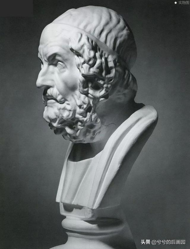 素描石膏头像4个阶段，常见石膏素描头像