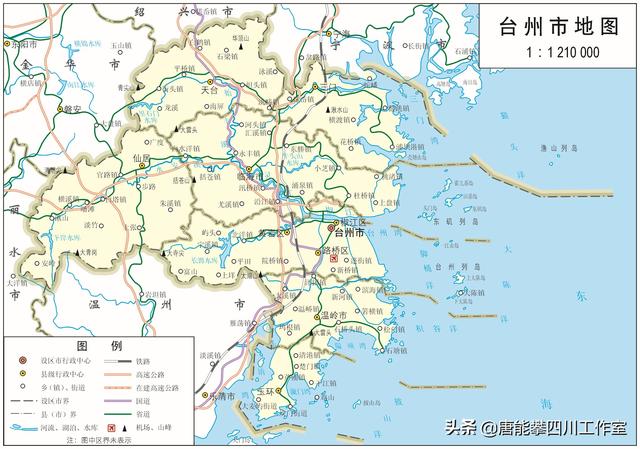 台州市各县市区面积排行，台州三区三门县22镇人口