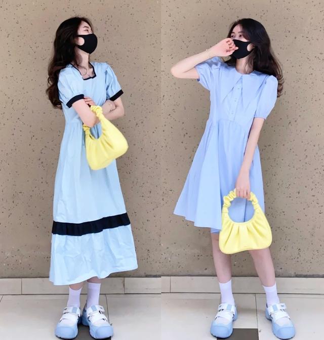 适合打造高级气质的蓝色系搭配，蓝色和什么色搭配起来最小清新