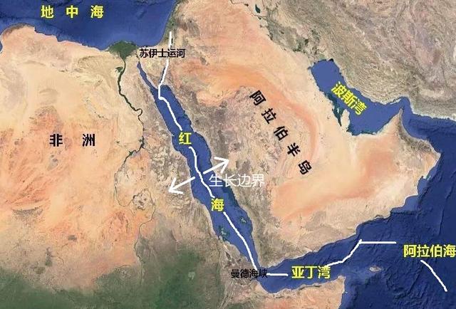 加利福尼亚地图，红海和东非大裂谷地图（美国加州中央谷地）